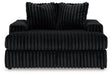 Midnight - Madness Oversized Chaise - Zara Furniture (Kissimmee,FL)