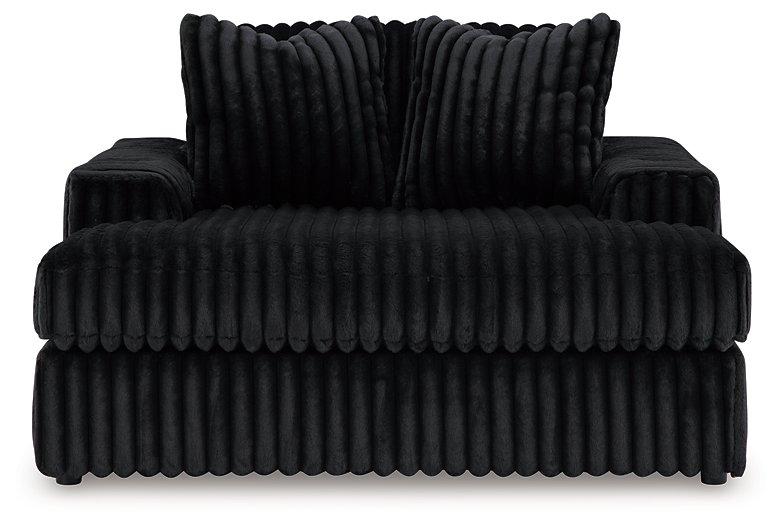 Midnight - Madness Oversized Chaise - Zara Furniture (Kissimmee,FL)