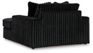 Midnight - Madness Oversized Chaise - Zara Furniture (Kissimmee,FL)