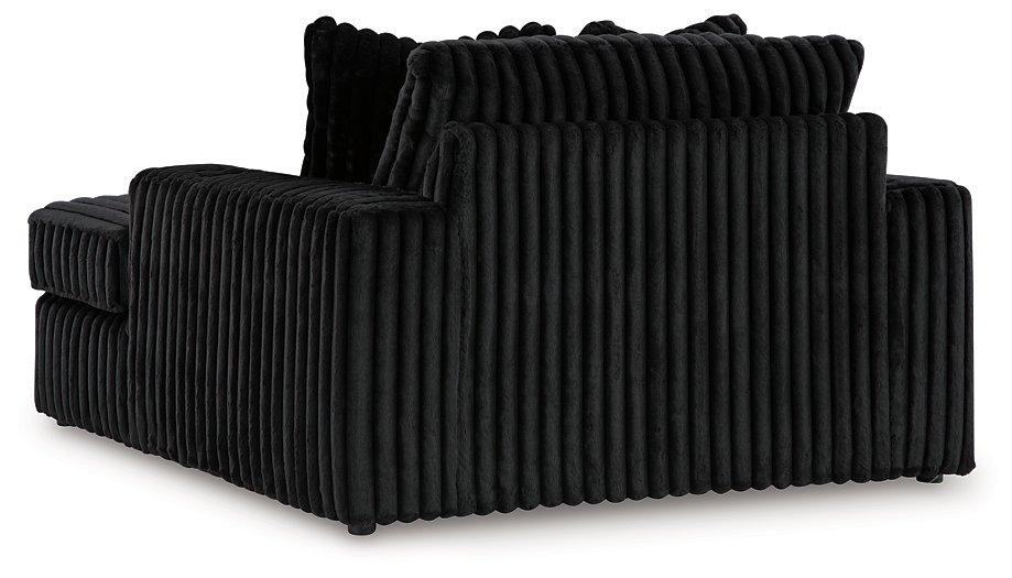 Midnight - Madness Oversized Chaise - Zara Furniture (Kissimmee,FL)