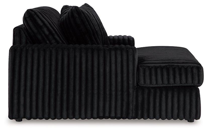 Midnight - Madness Oversized Chaise - Zara Furniture (Kissimmee,FL)