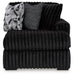 Midnight - Madness Sectional Sofa with Chaise - Zara Furniture (Kissimmee,FL)