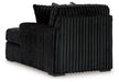 Midnight - Madness Sectional Sofa with Chaise - Zara Furniture (Kissimmee,FL)