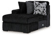 Midnight - Madness Sectional Sofa with Chaise - Zara Furniture (Kissimmee,FL)