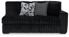 Midnight - Madness Sectional Sofa with Chaise - Zara Furniture (Kissimmee,FL)