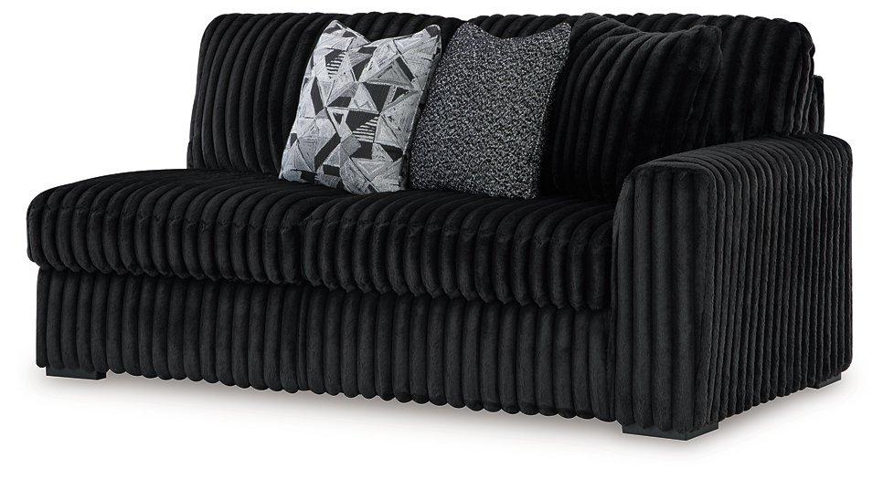 Midnight - Madness Sectional Sofa with Chaise - Zara Furniture (Kissimmee,FL)