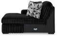 Midnight - Madness Sectional Sofa with Chaise - Zara Furniture (Kissimmee,FL)
