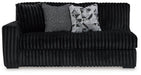Midnight - Madness Sectional Sofa with Chaise - Zara Furniture (Kissimmee,FL)