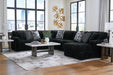 Midnight - Madness Sectional with Chaise - Zara Furniture (Kissimmee,FL)