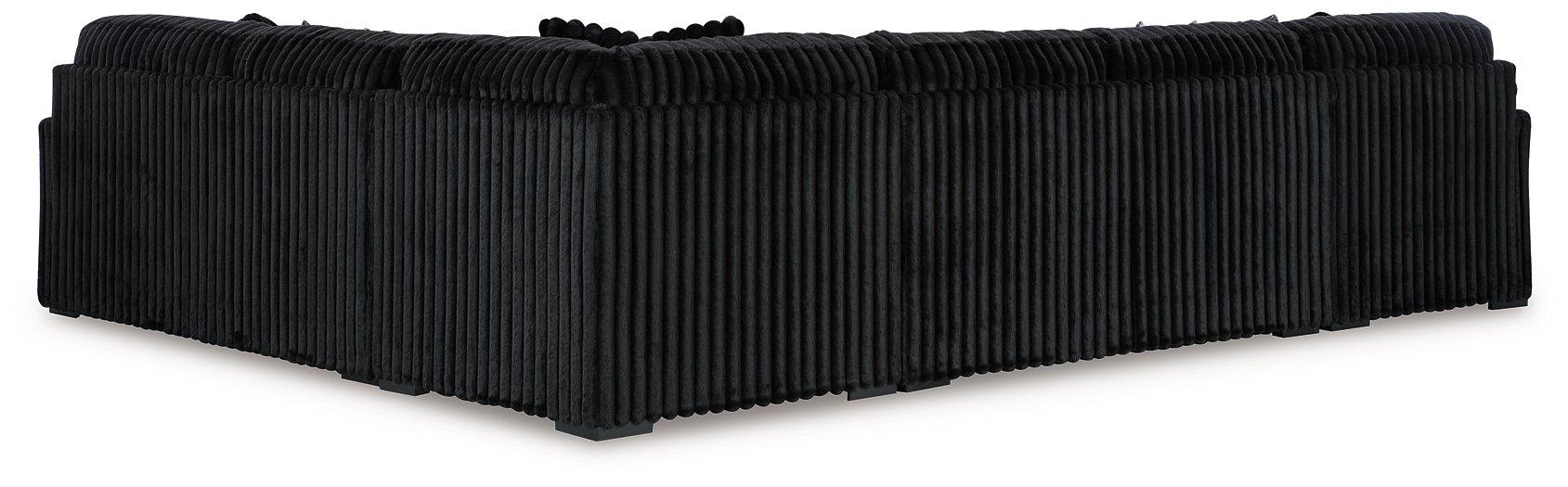 Midnight - Madness Sectional with Chaise - Zara Furniture (Kissimmee,FL)