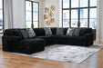 Midnight - Madness Sectional with Chaise - Zara Furniture (Kissimmee,FL)