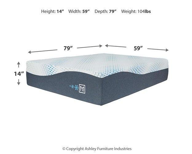 Millennium Cushion Firm Gel Memory Foam Hybrid Mattress and Base Set - Zara Furniture (Kissimmee,FL)