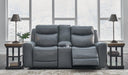 Mindanao Power Reclining Loveseat with Console - Zara Furniture (Kissimmee,FL)