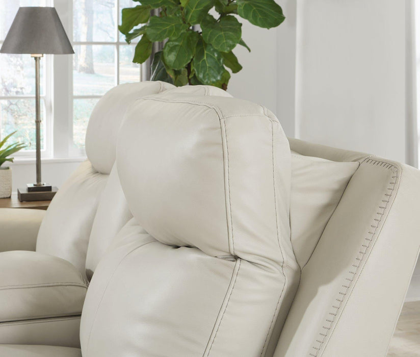 Mindanao Power Reclining Loveseat with Console - Zara Furniture (Kissimmee,FL)