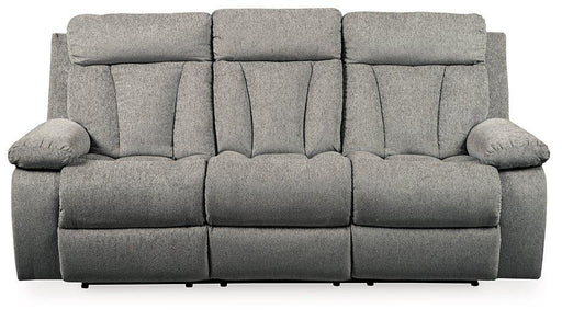 Mitchiner Reclining Sofa with Drop Down Table - Zara Furniture (Kissimmee,FL)