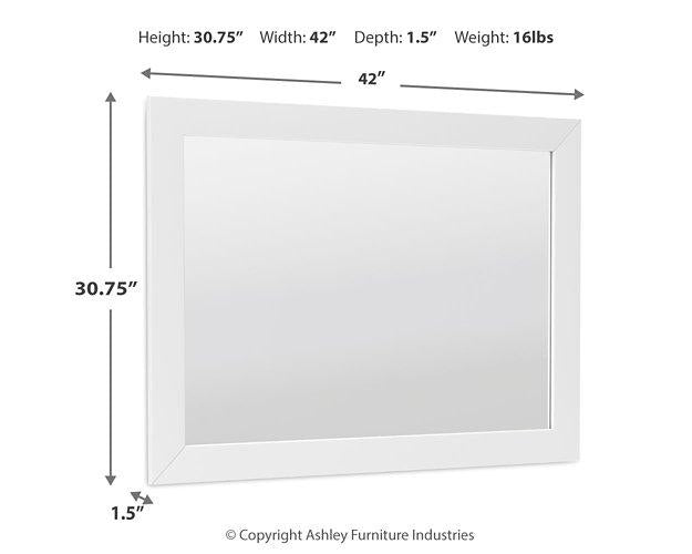 Mollviney Bedroom Mirror - Zara Furniture (Kissimmee,FL)