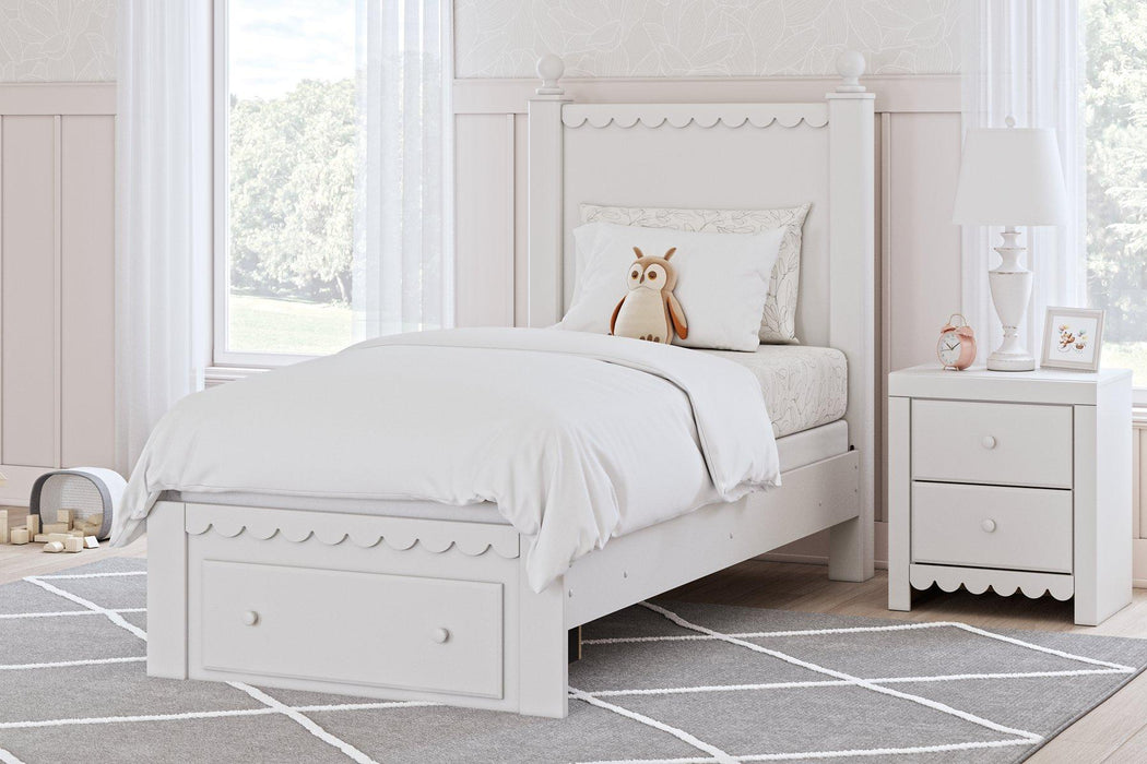Mollviney Panel Storage Bed - Zara Furniture (Kissimmee,FL)