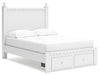 Mollviney Panel Storage Bed - Zara Furniture (Kissimmee,FL)