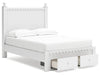 Mollviney Panel Storage Bed - Zara Furniture (Kissimmee,FL)