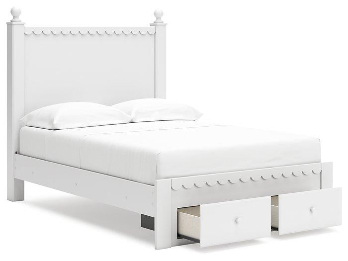 Mollviney Panel Storage Bed - Zara Furniture (Kissimmee,FL)