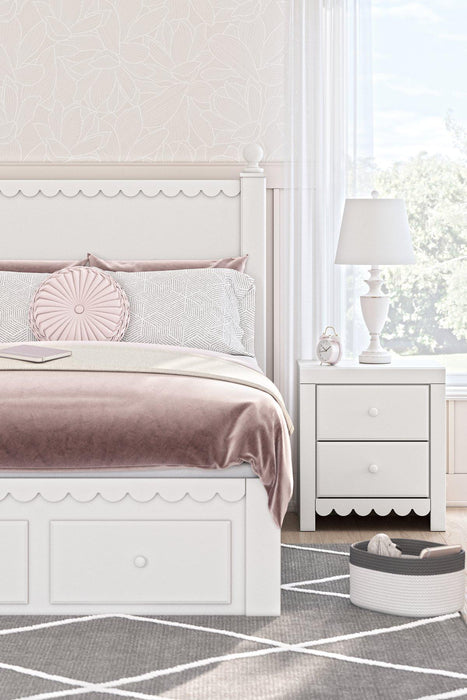 Mollviney Panel Storage Bed - Zara Furniture (Kissimmee,FL)