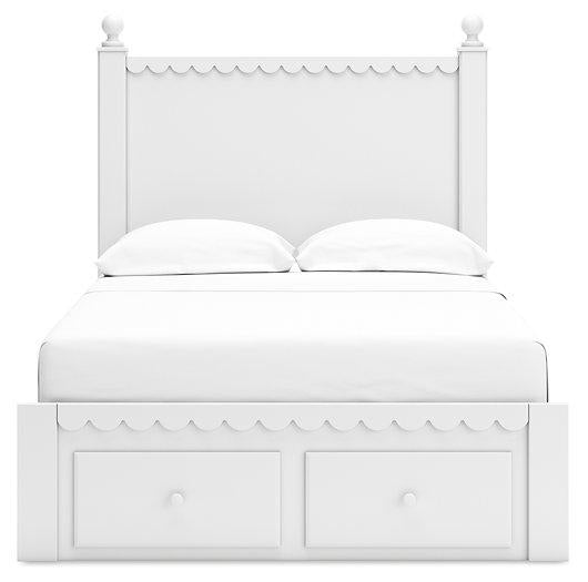 Mollviney Panel Storage Bed - Zara Furniture (Kissimmee,FL)