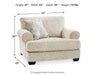 Monaghan Oversized Chair and Ottoman - Zara Furniture (Kissimmee,FL)