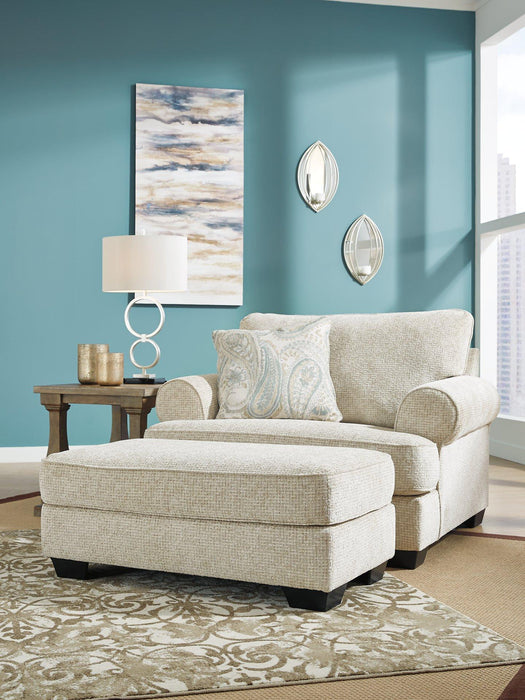 Monaghan Oversized Chair and Ottoman - Zara Furniture (Kissimmee,FL)