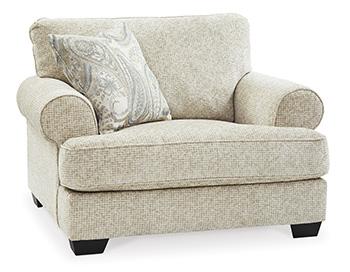 Monaghan Oversized Chair and Ottoman - Zara Furniture (Kissimmee,FL)