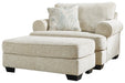 Monaghan Oversized Chair and Ottoman - Zara Furniture (Kissimmee,FL)