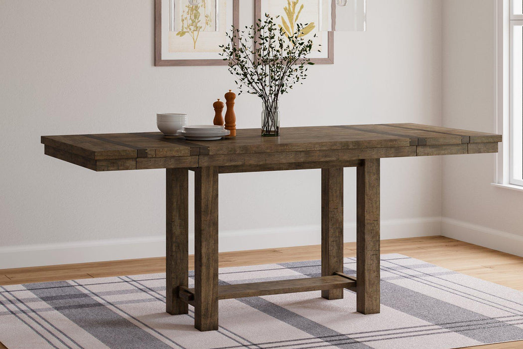 Moriville Counter Height Dining Extension Table - Zara Furniture (Kissimmee,FL)