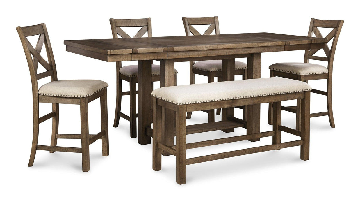Moriville Counter Height Dining Extension Table - Zara Furniture (Kissimmee,FL)