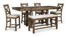 Moriville Counter Height Dining Extension Table - Zara Furniture (Kissimmee,FL)