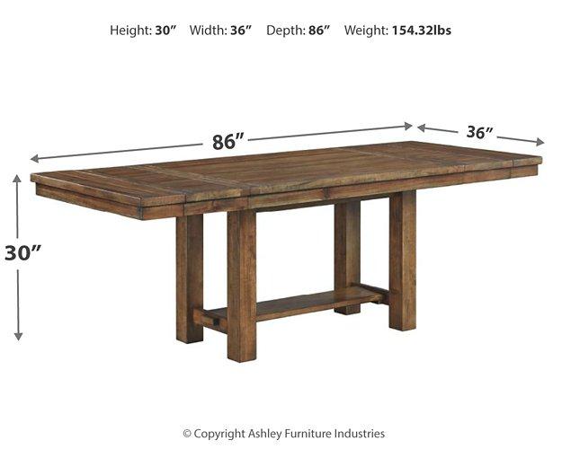 Moriville Dining Extension Table - Zara Furniture (Kissimmee,FL)