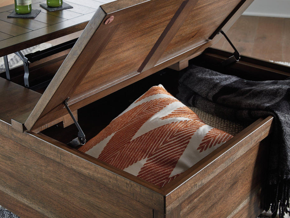 Moriville Lift - Top Coffee Table - Zara Furniture (Kissimmee,FL)