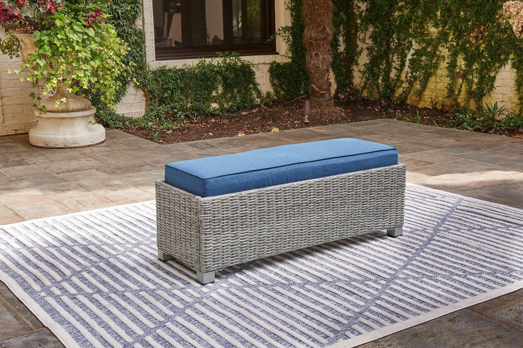 Naples Beach Outdoor Bench with Cushion - Zara Furniture (Kissimmee,FL)