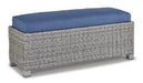 Naples Beach Outdoor Bench with Cushion - Zara Furniture (Kissimmee,FL)