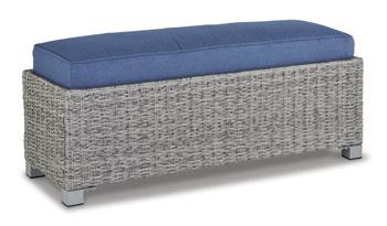 Naples Beach Outdoor Bench with Cushion - Zara Furniture (Kissimmee,FL)