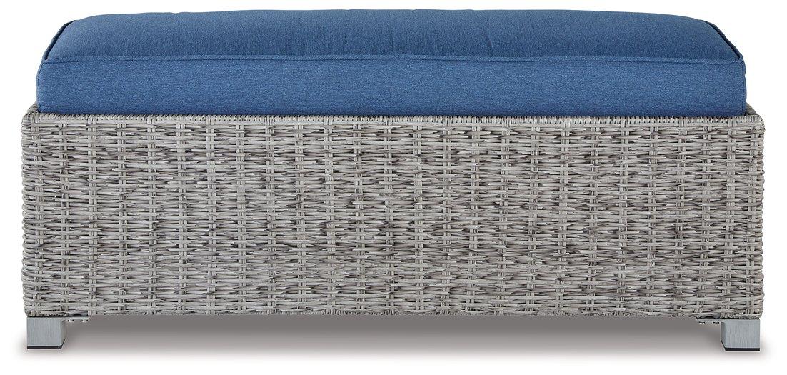 Naples Beach Outdoor Bench with Cushion - Zara Furniture (Kissimmee,FL)