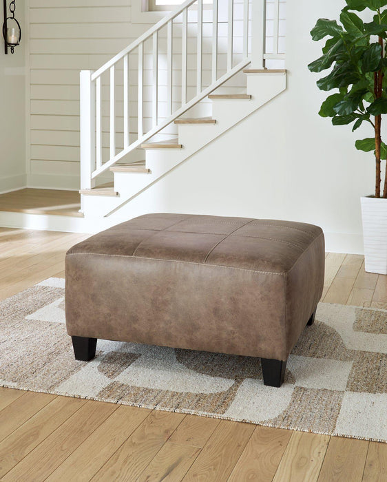 Navi Oversized Accent Ottoman - Zara Furniture (Kissimmee,FL)