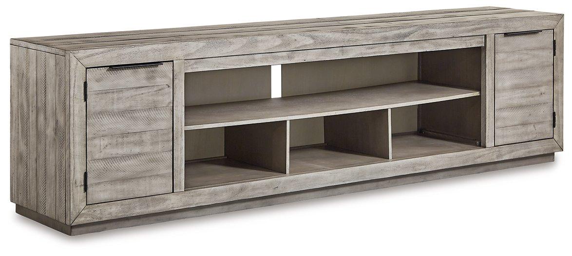 Naydell 92" TV Stand with Electric Fireplace - Zara Furniture (Kissimmee,FL)
