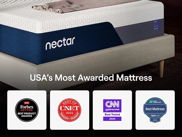Nectar Luxe Memory Foam 5.1 Mattress - Zara Furniture (Kissimmee,FL)