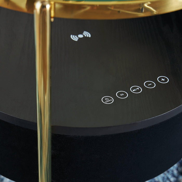 Nedman Accent Table with Speaker - Zara Furniture (Kissimmee,FL)