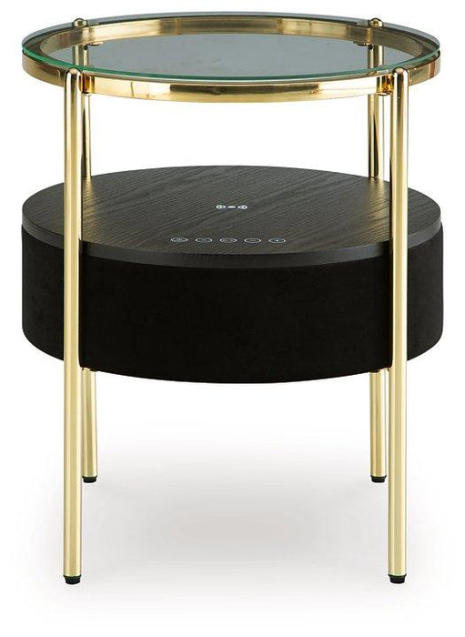 Nedman Accent Table with Speaker - Zara Furniture (Kissimmee,FL)