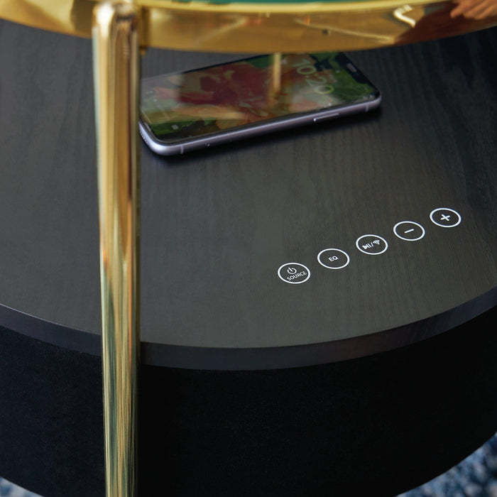 Nedman Accent Table with Speaker - Zara Furniture (Kissimmee,FL)