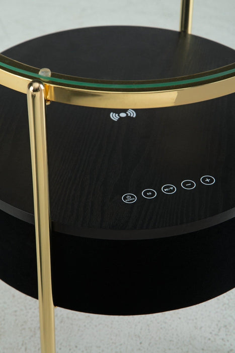 Nedman Accent Table with Speaker - Zara Furniture (Kissimmee,FL)