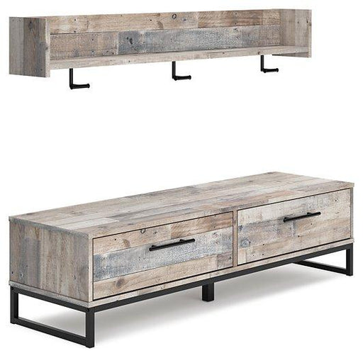 Neilsville Bench with Coat Rack - Zara Furniture (Kissimmee,FL)