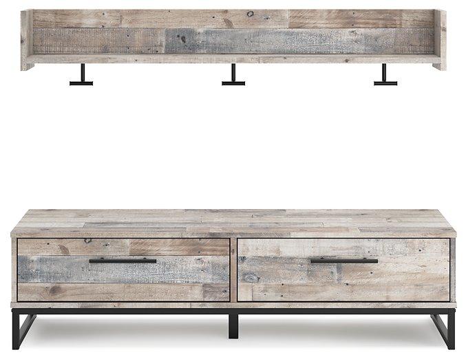 Neilsville Bench with Coat Rack - Zara Furniture (Kissimmee,FL)