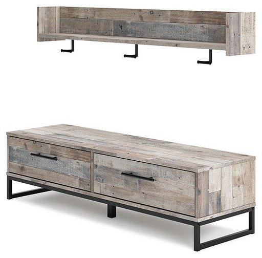 Neilsville Bench with Coat Rack - Zara Furniture (Kissimmee,FL)