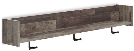 Neilsville Wall Mounted Coat Rack with Shelf - Zara Furniture (Kissimmee,FL)